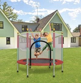 Kledbying 5' Kids Child Trampoline with Enclosure Net