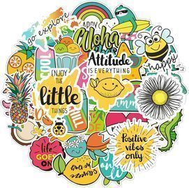 57pcs Cute Aesthetic Stickers
