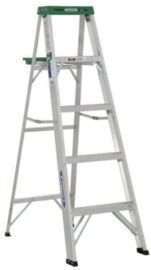 Werner 5 ft. Aluminum Step Ladder with 225 lb. Load Capacity