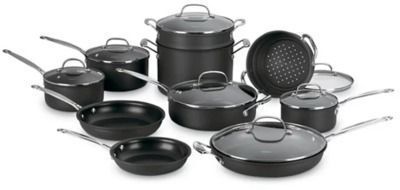 Cuisinart Chef's Classic 17-Pc. Non-Stick Hard Anodized Cookware Set