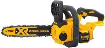 12 DeWALT 20-Volt MAX Compact Brushless Chainsaw