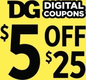 Dollar General - $5 Off $25+ (Saturday 1/23 Only)