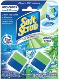 Soft Scrub In-Tank Toilet Cleaner Duo-Cubes - 2pk