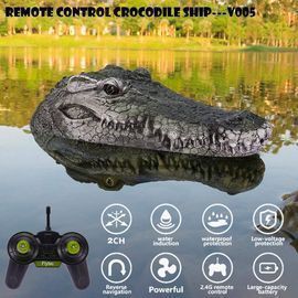 Crocodile Head Floating RC Boat (Green Only)