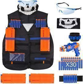 Elite Tactical Vest Kit + 40-Dart Refill Pack