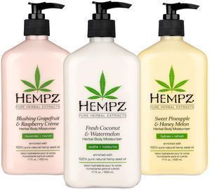 3 Pack Bundle of Hempz Herbal Body Moisturizer