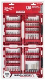 Milwaukee SHOCKWAVE Impact Duty Steel Drill & Driver Bit Set, 120pc