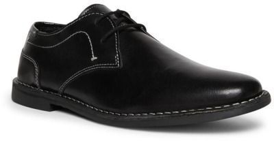 Steve Madden Men's Contrast Stitch Leather Derby Shoes