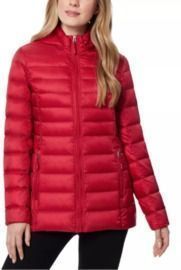 32 Degrees Packable Hooded Down Puffer Coat