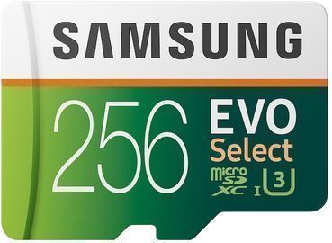 Samsung EVO Select 256GB UHS-I U3 microSDXC Memory Card