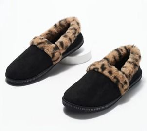 Skechers Plush Faux Fur Slippers