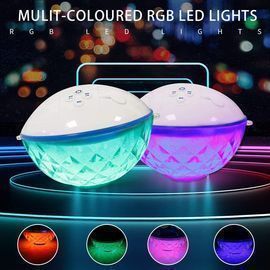 Portable Bluetooth Speaker with LED Lights