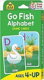 School Zone - Go Fish Alphabet Game Cards