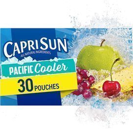 Capri Sun Pacific Cooler Ready-to-Drink Juice (30 Pouches, 3 Boxes of 10)