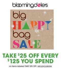 Bloomingdale's - $25 Off Every $125 Spent + $25 Off Every $250 Beauty Order