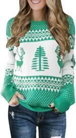 Women's Crewneck Christmas Sweater