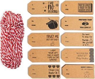 Funny Gift Wrapping Tags