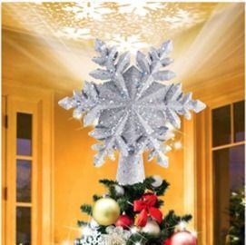 Chriffer Christmas Snowflake Tree Topper