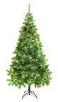 ALEKO 8 ft. Unlit Artificial Christmas Tree w/ Golden Tips