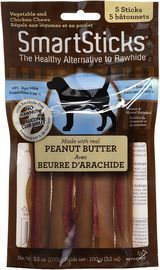 SmartBones Peanut Butter SmartSticks Chews for Dogs