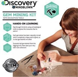 Discovery Mindblown Toy Excavation Kit Gems- STEM