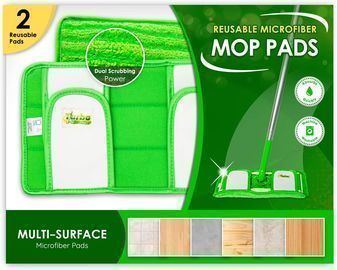 2PK of Reusable Pads Compatible with Swiffer Sweeper Mops