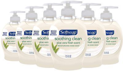 6 Pack of Softsoap Moisturizing Liquid Hand Soap