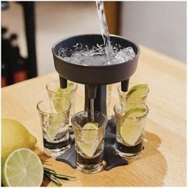 WowTowel 6 Shot Glass Dispenser and Holder