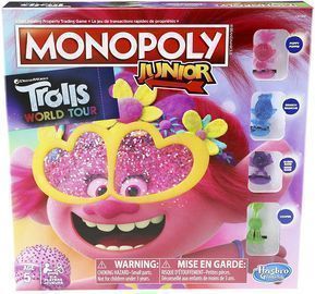 Monopoly Junior: DreamWorks Trolls World Tour Edition Board Game