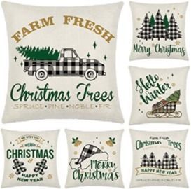 18x18 Christmas Pillows - Set of 4