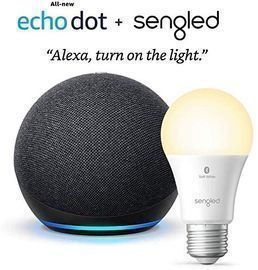 All-new Echo Dot (4th Gen) + Sengled Bluetooth Bulb
