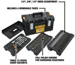 226-Piece Mechanics Tool Set with 22 Medium Tool Box
