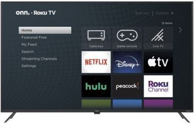 onn. 60 Class 4K UHD HDR Roku Smart LED TV