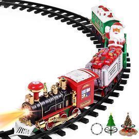 Toy Train Set with Lights & Sounds
