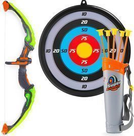 24 Light Up Archery Toy Play Set