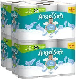 Pack of 4 Angel Soft Toilet Paper, 12 Count