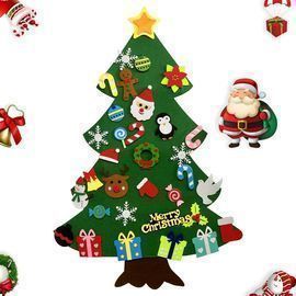 32pc Felt Christmas Tree Kit