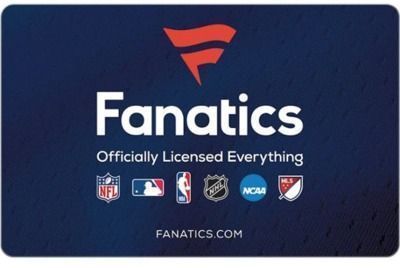 20% Off Fanatics Gift Cards - Digital Delivery