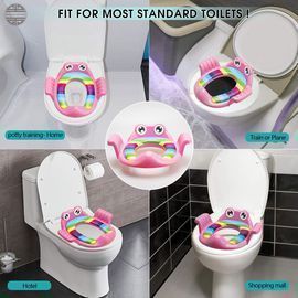 Potty Training Seat with Handles and Backrest
