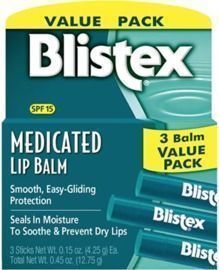 3pk of Blistex Medicated Lip Balm