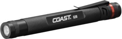 COAST G20 LED Penlight Flashlight with Adjustable Pocket Clip