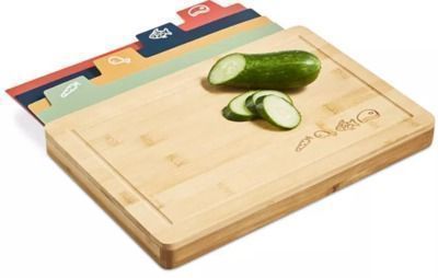 Art & Cook 5-Pc. Bamboo Board & Cutting Mat Set
