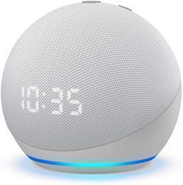 4th-Gen Amazon Echo Dot with Clock