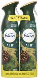 2pk of Febreze Odor-Eliminating Air Freshener Spray