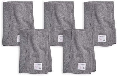 5pk of Burt's Bees 100% Organic Cotton Burp Cloths