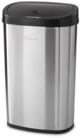 13.2-Gallon Mainstays Motion Sensor Stainless Steel Trash Can