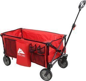 Ozark Trail Camping Utility Wagon with Tailgate & Extension Handle