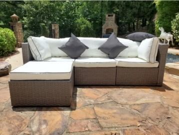 Burruss Patio Sectional with Cushions