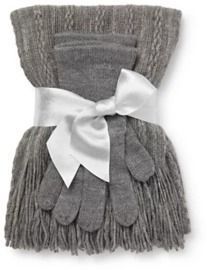 2-Piece Scarf & Gloves Set