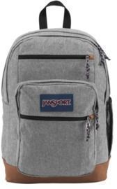 JanSport Cool Student Backpack With 15 Laptop Pocket, Gray Letterman Poly